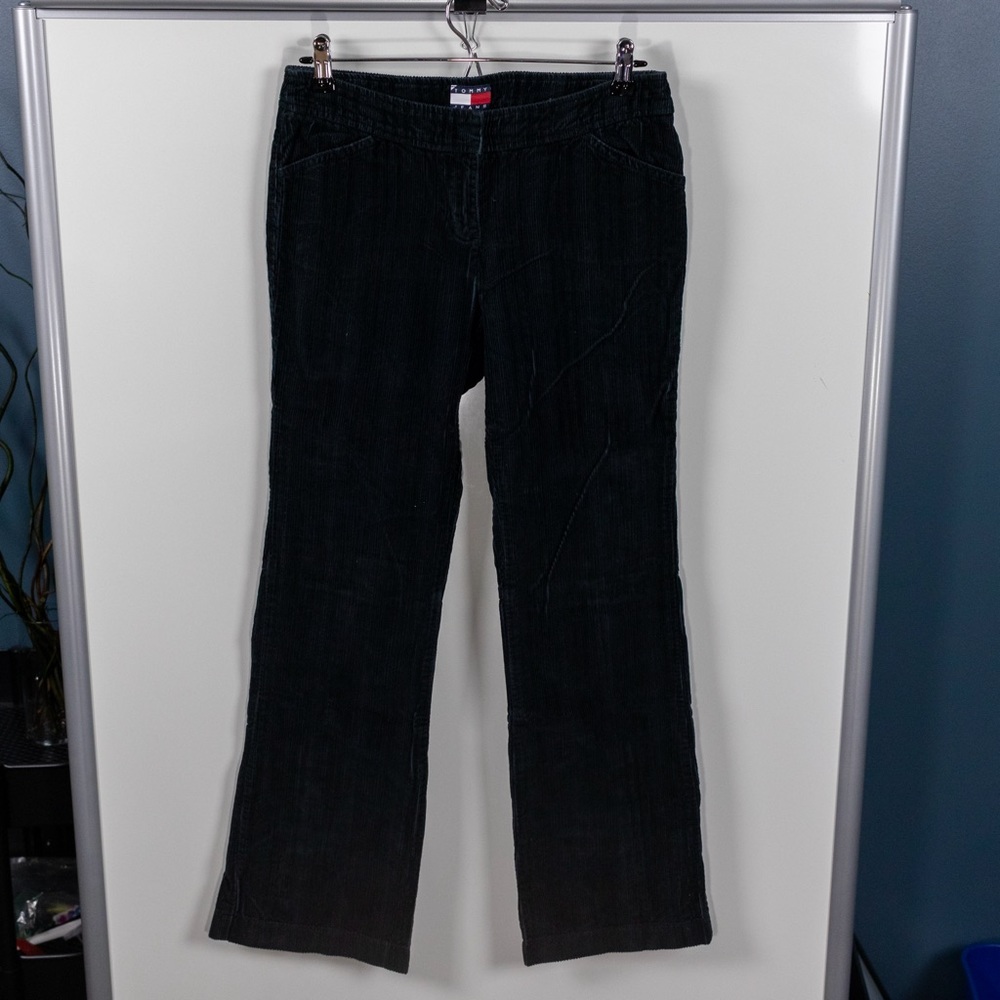 Y2K Tommy Jeans Navy Blue Flare Corduroys